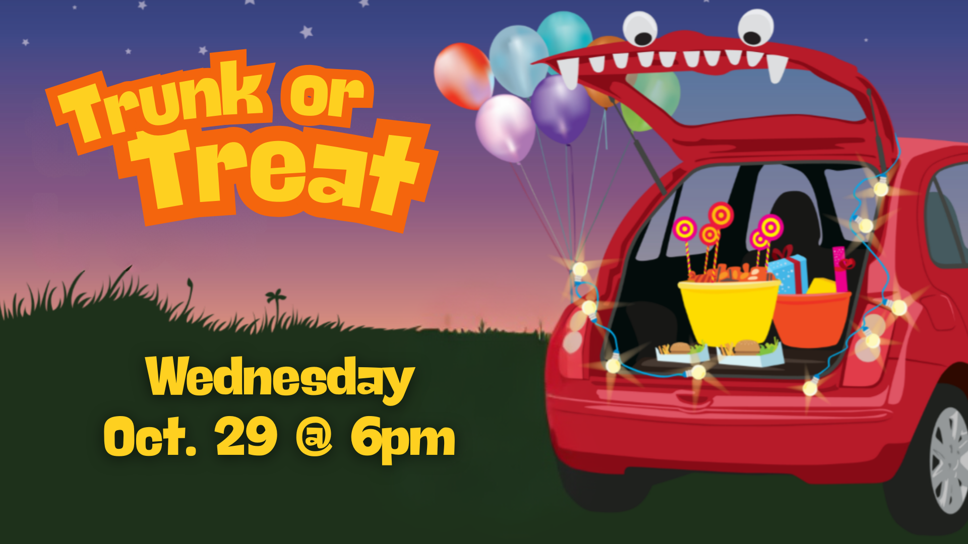 Trunk or Treat Slide Trunk or Treat Slide