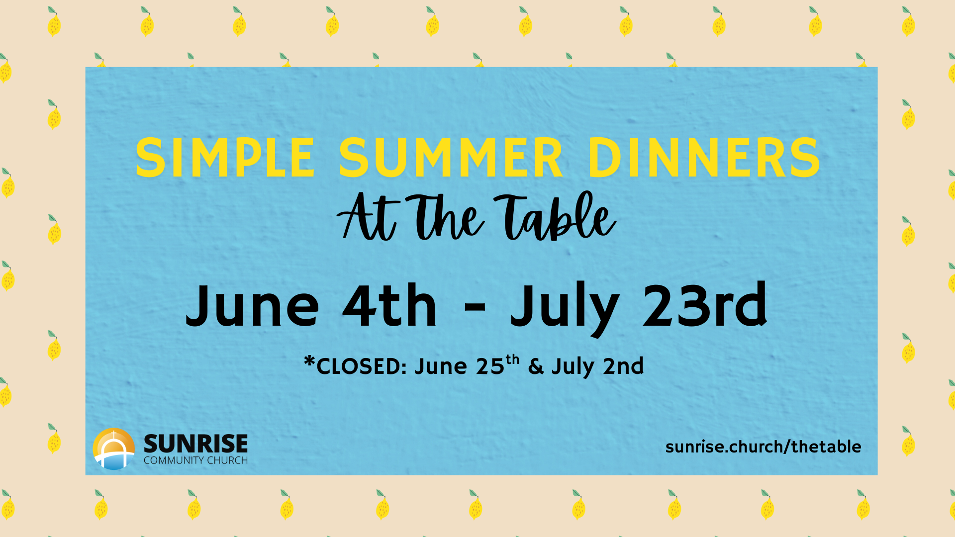 The Table_Simple Summer Dinners_2025_Platform & PreService Slide The Table_Simple Summer Dinners_2025_Platform & PreService Slide