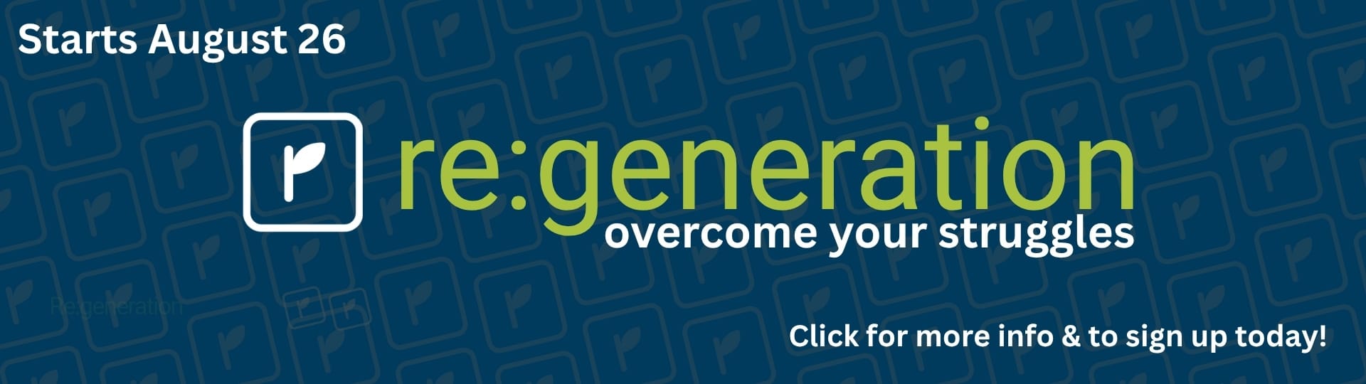 Banner - Regeneration