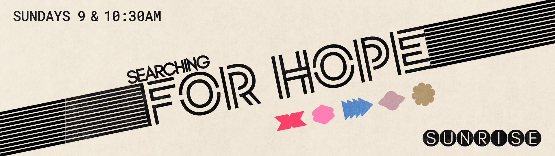 Searching for hope website banner